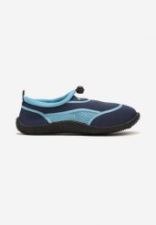 Granatowe Buty Sportowe z Elastyczną Podeszwą Namsilie. Niebieskie buty sportowe na co dzień męskie Born2be, bez zapięcia. Za 34.99 zł.