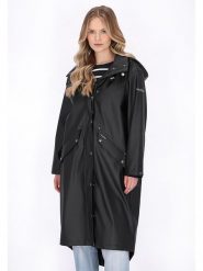 Schmuddelwedda Płaszcz przeciwdeszczowy w kolorze czarnym rozmiar: XL. Czarne kurtki przeciwdeszczowe damskie Schmuddelwedda, xl, bez wzorów, sportowe. Za 217.99 zł.