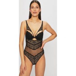 Undiz - Body. Czarne body damskie Undiz, bez wzorów, z bawełny. W wyprzedaży za 79.90 zł.