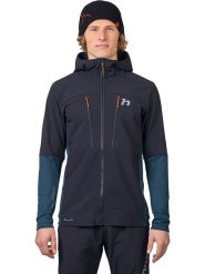 Hannah Kurtka hybrydowa "Trane" w kolorze antracytowo-morskim rozmiar: XXL. Czarne kurtki outdoor męskie Hannah, xxl, bez wzorów, bez kaptura. Za 434.99 zł.