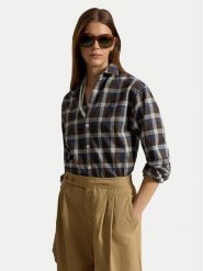 Polo Ralph Lauren Koszula 211B36267001 Brązowy Relaxed Fit. Brązowe koszule damskie Polo Ralph Lauren, s, bez wzorów, z bawełny, bez kołnierzyka, bez ramiączek. Za 840.99 zł.