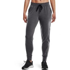 Spodnie Under Armour Rival Terry, Kobiety. Szare spodnie materiałowe damskie Under Armour, bez wzorów, z poliesteru. Za 290.00 zł.