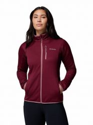 Columbia Kurtka polarowa "Essential Hike Grid" w kolorze czerwonym rozmiar: XS. Czerwone kurtki damskie Columbia, xs, bez wzorów, z polaru, bez kaptura. Za 204.95 zł.
