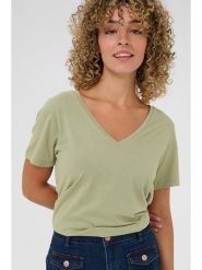 Cream Koszulka w kolorze zielonym rozmiar: L. Zielone t-shirty damskie Cream, l, bez wzorów, bez kołnierzyka. Za 57.06 zł.