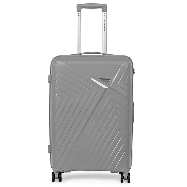 Walizka na kółkach twarda Sapphire ST-3030P szara - duża L. Niebieskie walizki SAPPHIRE, bez wzorów, z gumy, duże. W wyprzedaży za 164.80 zł.