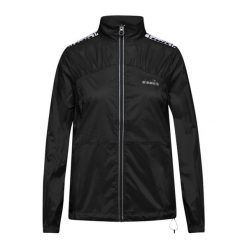Kurtka damska DIADORA L. LIGHTWEIGHT WIND JACKET. Czarne kurtki do biegania damskie Diadora, l, bez wzorów, z poliamidu, bez kaptura. Za 69.99 zł.