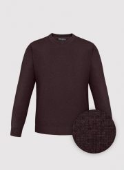 PAKO LORENTE - Brązowy sweter męski v-neck. Brązowe swetry męskie Pako Lorente, na jesień, m, bez wzorów, z bawełny, bez kołnierzyka. Za 199.99 zł.