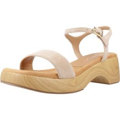 Sandały UNISA IRITA KS Beżowy. Brązowe obuwie trekkingowe damskie Unisa, bez wzorów, ze skóry, bez obcasa. Za 350.99 zł.