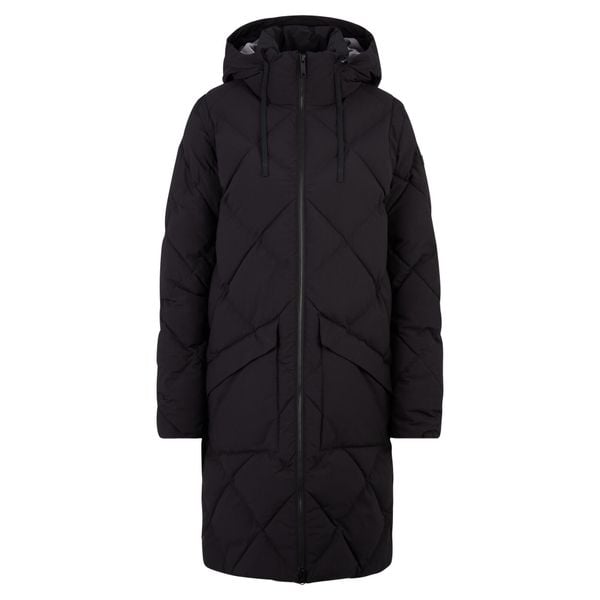 Płaszcz ocieplany damski Ziener Talasi. Czarne płaszcze damskie Ziener, bez wzorów, z puchu. Za 896.99 zł.