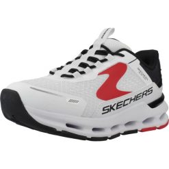 Buty SKECHERS GLIDE STEP PLUS VISTA LANE Biały. Białe buty trekkingowe męskie Skechers, z syntetyku, bez zapięcia, trekkingowe, Skechers Sport. Za 277.24 zł.