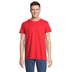 Koszulka Unisex Dla Dorosłych Re Crusader Z Recyklingu. Czerwone bluzki damskie SOL'S, s, bez wzorów, sportowe, bez kołnierzyka, bez ramiączek. Za 37.99 zł.