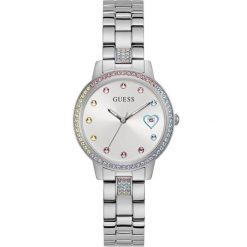 Zegarek damski Guess GW0657L1, Quartz, 34mm, 3ATM. Szare zegarki damskie Guess. W wyprzedaży za 553.65 zł.
