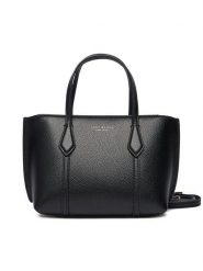 Tory Burch Torebka Perry Mini Tote 175548 Czarny. Czarne torebki klasyczne damskie Tory Burch, bez wzorów, ze skóry, bez dodatków. Za 1,489.00 zł.