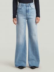 G-Star Dżinsy - Loose fit - w kolorze błękitnym rozmiar: W28/L32. Niebieskie jeansy damskie G-Star, z podwyższonym stanem. Za 261.67 zł.