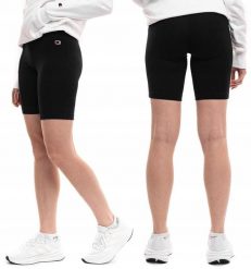Spodenki damskie Champion Biker Pants. Czarne spodenki sportowe damskie CHAMPION, m, z bawełny. Za 90.99 zł.