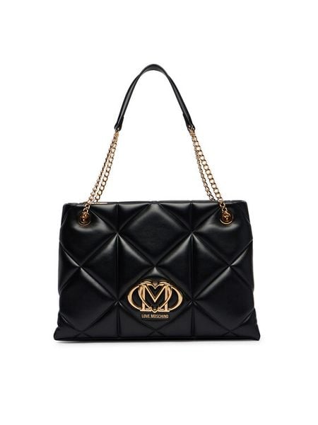LOVE MOSCHINO Torebka JC4040PP0OLC0000 Czarny. Czarne torebki klasyczne damskie Love Moschino, bez wzorów, ze skóry, bez dodatków. Za 1,099.00 zł.