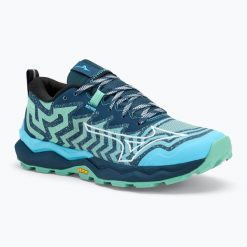 Buty do biegania damskie Mizuno Wave Daichi 8. Zielone obuwie do biegania damskie Mizuno, mizuno wave. Za 659.99 zł.