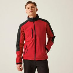Softshell roboczy męski Hydroforce z kapturem. Czerwone kurtki softshell damskie Regatta, m, bez wzorów, z softshellu, z kapturem. Za 349.99 zł.