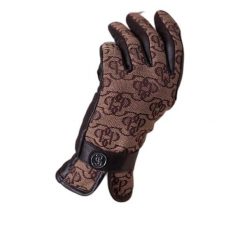 Damskie skórzane rękawiczki jeździeckie PS of Sweden Monogram. Brązowe rękawiczki dziecięce PS OF SWEDEN, bez ramiączek. Za 236.50 zł.