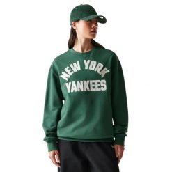Bluza New Era MLB Graphic New York Yankees. Zielone bluzy bez kaptura męskie New Era, m. Za 375.00 zł.