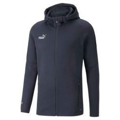 Bluza z kapturem Puma Teamfinal Casuals Hooded Jkt, Mężczyźni. Niebieskie bluzy z kapturem męskie Puma, m, z bawełny. Za 274.05 zł.