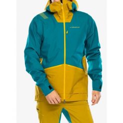 Kurtka przeciwdeszczowa La Sportiva Chaser Evo Shell Jkt. Zielone kurtki męskie La Sportiva, m, bez wzorów, bez kaptura. Za 1,154.99 zł.