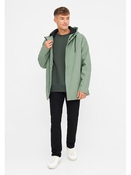 Derbe Kurtka przeciwdeszczowa w kolorze jasnozielonym rozmiar: XL. Zielone kurtki outdoor męskie Derbe, s, bez wzorów, bez kaptura. Za 233.33 zł.