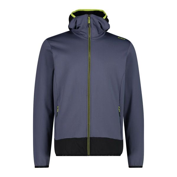 Bluza męska rowerowa CMP 34E1697. Szare bluzy sportowe męskie CMP, bez wzorów, z tkaniny, sportowe, bez kołnierzyka, bez ramiączek. Za 487.60 zł.