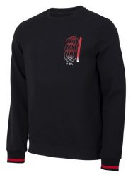 Bluza PSG Męska. Czarne bluzy bez kaptura męskie PARIS SAINT GERMAIN, m, z bawełny. Za 209.99 zł.