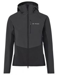 Softshell-Jacke W Larice Softshell Jacket. Niebieskie kurtki softshell damskie Vaude, s, bez wzorów, z materiału, z kapturem. Za 769.00 zł.