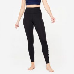 Legginsy do tańca nowoczesnego damskie Starever wysoki stan. Czarne legginsy damskie STAREVER, xl, bez wzorów, z elastanu. Za 109.99 zł.
