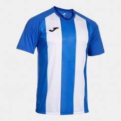 Koszulka z dekoltem w szpic Joma Inter IV. Białe t-shirty sportowe męskie Joma, l, z materiału, bez ramiączek, na fitness i siłownię. Za 69.08 zł.