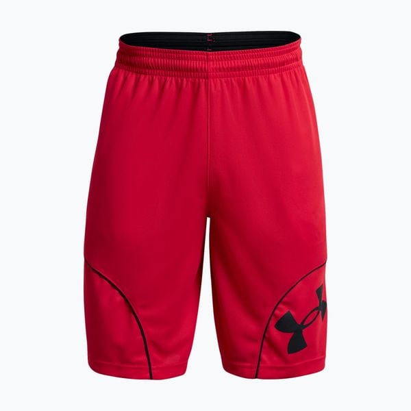 Spodenki koszykarskie męskie Under Armour Perimeter 11''. Czerwone szorty męskie Under Armour, bez wzorów, sportowe. Za 139.99 zł.