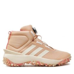 Trapery adidas. Czerwone trapery damskie Adidas, bez obcasa. Za 269.99 zł.