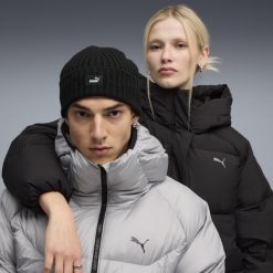 Prążkowana czapka beanie Essentials PUMA. Czarne czapki męskie Puma, bez wzorów, prążkowane, eleganckie. Za 79.00 zł.
