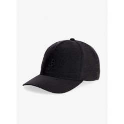 Czapka z daszkiem Odlo Performance Snapback Cap. Czarne czapki męskie Odlo, bez wzorów, sportowe. Za 119.99 zł.