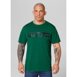 Koszulka bawełniana sportowy t-shirt dla dorosłych Hilltop. Czarne t-shirty męskie PITBULL, l, bez wzorów, z bawełny, bez kołnierzyka. Za 89.00 zł.