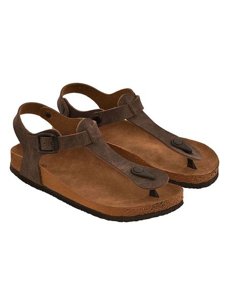 Moosefield Sandały w kolorze brązowym rozmiar: 41. Brązowe sandały damskie Moosefield, bez wzorów, bez obcasa. Za 96.83 zł.