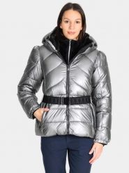 Kurtka Narciarska Damska Luhta Suukisvaara. Szare kurtki narciarskie i snowboardowe damskie Luhta, s, bez wzorów, z futra, bez kaptura, narciarskie. Za 1,299.00 zł.