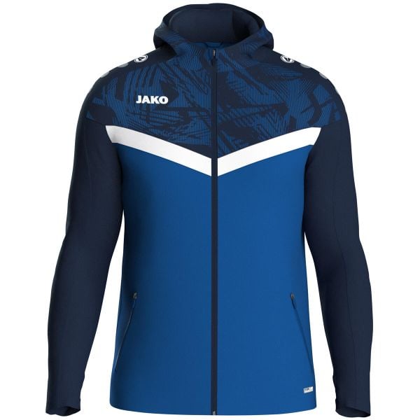 Bluza dresowa z kapturem zapinana na zamek Jako Iconic. Niebieskie bluzy z kapturem damskie Jako, m, z dresówki. Za 279.45 zł.