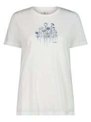 Cmp Koszulka w kolorze białym rozmiar: 38. Białe bluzki damskie CMP, bez wzorów, z bawełny, bez kołnierzyka, bez ramiączek. Za 70.90 zł.