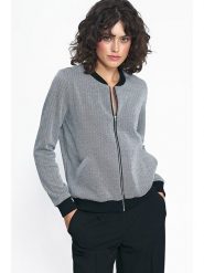 Nife Kardigan w kolorze czarno-białym rozmiar: 40. Białe kardigany damskie Nife, bez wzorów. Za 235.50 zł.