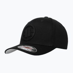 Czapka z daszkiem Pitbull Full Cap 3D "Logo". Czarne czapki męskie PITBULL, na wiosnę, bez wzorów. Za 129.99 zł.