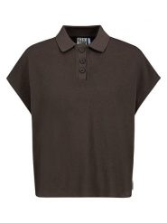 Eight2Nine Koszulka w kolorze brązowym rozmiar: M. Brązowe bluzki damskie Eight2Nine, m, bez wzorów, z bawełny, bez kołnierzyka, bez ramiączek. Za 43.99 zł.