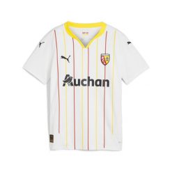 Młodzieżowa koszulka RC Lens 24/25 PUMA White Pelé Yellow. Biała bluzki damskie Puma, m, bez wzorów, ze lnu, młodzieżowe, bez kołnierzyka, bez ramiączek. Za 359.00 zł.
