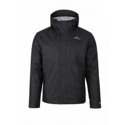 Kurtka Membranowa Męska ESSENCE STX BL. Czarne kurtki męskie Bergson, l, bez wzorów, z materiału, z kapturem. Za 399.00 zł.