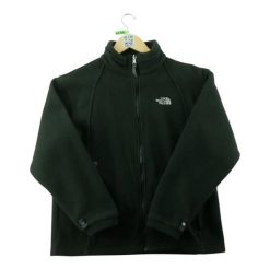 Second life - Kurtka polarowa męska z wysokim kołnierzem - Stan bardzo dobry. Czarne kurtki treningowe męskie The North Face, l, bez wzorów, z materiału, trekkingowe. Za 146.96 zł.