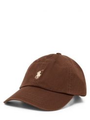 Polo Ralph Lauren Czapka Mężczyźni Bawełna brązowy, ONE SIZE. Brązowe czapki męskie Polo Ralph Lauren, bez wzorów, z bawełny, klasyczne. Za 329.95 zł.