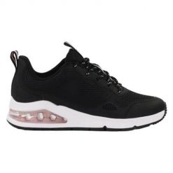 Buty do chodzenia damskie Skechers Uno 2. Czarne buty sportowe na co dzień damskie Skechers, bez wzorów, z materiału, trekkingowe. Za 385.00 zł.