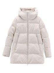 Jeanne Baret Kurtka zimowa "Myrtle" w kolorze kremowym rozmiar: 34. Brązowe kurtki damskie Jeanne Baret, na zimę, m, bez wzorów, z puchu, bez kaptura. Za 293.59 zł.